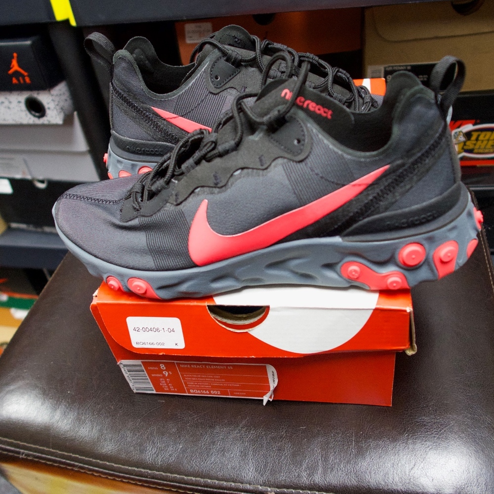 Nike React Element 55 Size 8 Og Retro Vtg Vintage - image 1